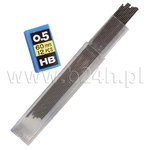 Grafit do ołówków HB HX-9858A Titanum 24szt *