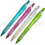 Długopis Easy Titanum transparentny 0,7mm.wkład niebieski  (KB133800)