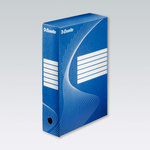 Pudło archiwizacyjne Esselte Boxy 100 A4 niebieski 100x245x345 (128421)
