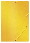 Teczka z gumką A4 preszpanowa żółta 390g. (21194011-06) Office Products