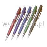 Długopis z wymiennym wkładem, automatyczny, wkład niebieski (KB1002P-01NB)