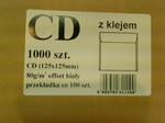 Koperty CD białe op. 1000 sztuk (bez okna)