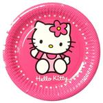 Talerze papierowe Arpex Hello Kitty 20,5 cm (8 szt.)