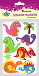 Naklejki piankowe: dinozaury, mix rozmiarów i kolorów(EA130)