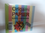 Papier do origami Cormoran 10x10 pastele