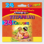 Kredki świecowe Crayons 24kol.Titanum (2124D)