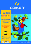Papier kolorowy Canson A3 80g 10ark blok (tukan) (400075203)