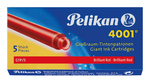 Naboje Pelikan GTP/5 czerwony (PN310623)