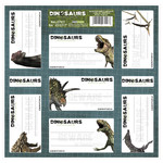 Naklejki na zeszyty Dinozaur