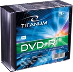 Płyta DVD+R 4,7GB X8 Titanum Slim 10 sztuk