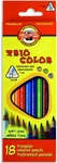 Kredki ołówkowe Koh-I-Noor Triocolor 18 kolorów (3133)