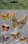 Naklejka motyle 3D papierowa (160164)