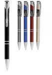 Długopis automatyczny z niebieskim wkładem, mix kolorów   A131B1