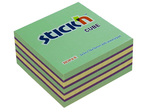 Notes samoprzylepny Sticken 76X76 mix 3 kolorów odcienie zieleni (21342)