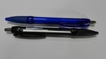 Długopis automatyczny z rozwijaną ściągą, wkład 0,7mm niebieski