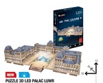 Puzzle 3D led Pałac Luwr 137 el. *