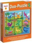 Ludattica wood-duo Puzzle dinozaury *