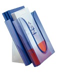 Pólka na dokumenty (szuflada) Leitz niebieski przezroczysty 255x280x45 (54010034) *