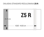 Okładka standard regulowana Z5 z kodem kreskowym op.25 szt.OZK-50