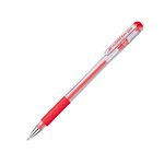 Długopis żelowy Pentel transparentna (K116) czerwony