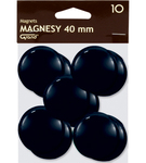 Magnesy Grand 40 mm czarne op. 10 sztuk