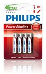 Bateria alkaliczna Philips LR03 MICRO/AAA 1,5V Power Alkaline LR03P4B/10 4 szt na blistrze