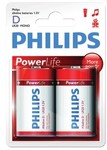 Bateria alkaliczna Philips LR20 MONO / 1,5V Power Alkaline LR20P2B/10 2szt na blistrze % BPZ