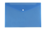 Teczka koperta A4 półprzezoczysta niebieska TKP-02-03