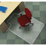 Mata Q-connect pod krzesło na dywan  w kształcie litery T,900x1200mm,grub.2,5mm PVC KF02255