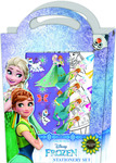 Gift Box: Frozen - papier kolorowy, kredki, naklejki