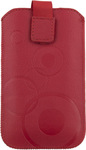 Etui na telefon rozmiar L kolor czerwony koła (EMA101R-L) % BPZ