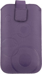 Etui na telefon rozmiar L kolor fioletowy koła (EMA101V-L) % BPZ