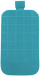 Etui na telefon rozmiar L kolor turkusowy kratka (EMA104T-L) % BPZ