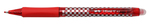Długopis ścieralny żelowy iErase V z przyciskiem,0,7mm czerwony  AKPH3271-2