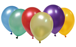Balony metalizowane Arpex party balony (mix) (K405) 6szt. średnica 30cm