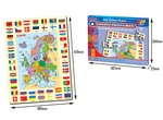 Mata z puzzli - Mapa Europy 24 elementów (A100.3237 EUR) *