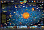 System Słoneczny - mapa świata dla dzieci (tuba)