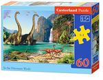Puzzle 60 elementów In the Dinosaurs World