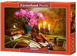 Puzzle 1500 elementów Still Life with Violin and Flowers *
