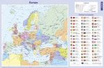 Mapa Europy. Podkładka na biurko