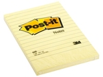 Bloczek samoprzylepny Post-it 102x152mm.w linie 100k żółty (660) 3M-FT51001062