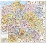Polska mapa ścienna kodowo-administracyjna 1:750 000