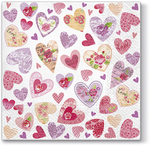 Serwetki Romantic Hearts  SDL095700