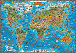 Świat- mapa ścienna dla dzieci (polska wersja językowa) TUBA