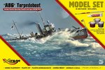 Zestaw modelarski - Niemiecki torpedowiec "A86"
