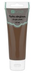Farba akrylowa, 120 ml - chocolate (DPFA-078)