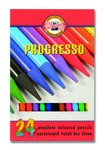 Kredki ołówkowe Koh-I-Noor Progresso bezdrzewne 24 kolory (8758)