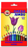 Kredki Jumbo Omega 12k. 3372