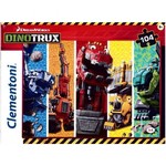 Puzzle 104  elementy Dinotrux *
