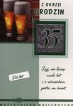 Karnet Jubileum 35 urodziny B6 MIX